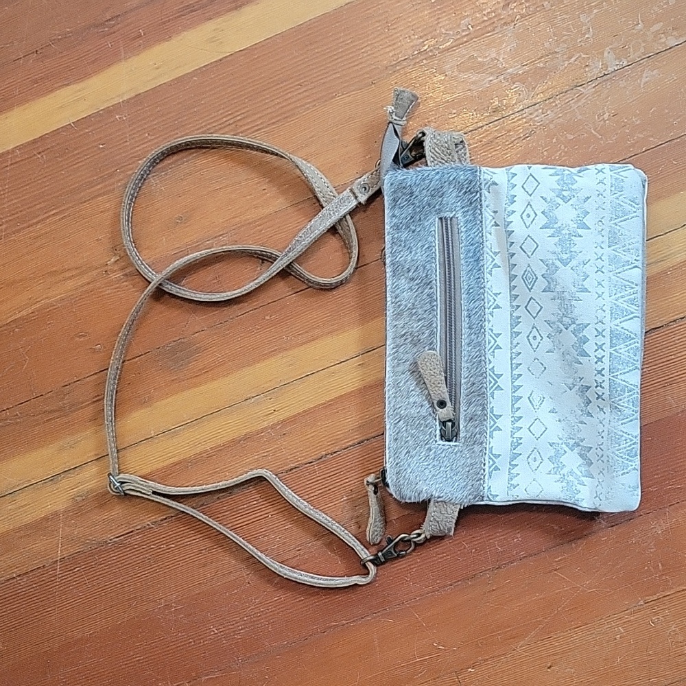 Stylish Tan and Gray Women's Bag